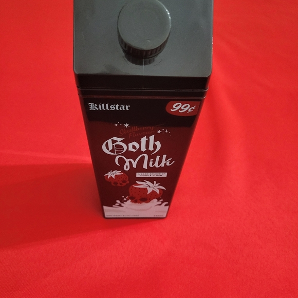 Killstar Goth Milk Carton Bottle - Picture 4 of 8